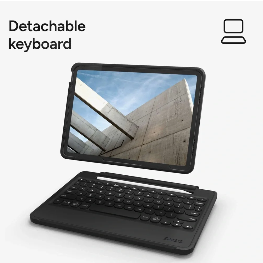Messenger Folio Bluetooth Keyboard Case for iPad and iPad Pro